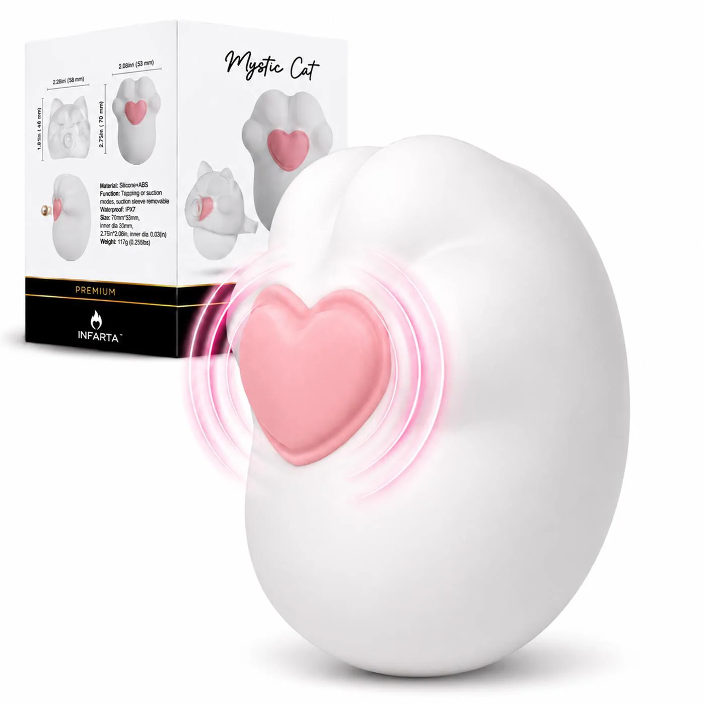 Succionador y Vibrador Mystic Cat