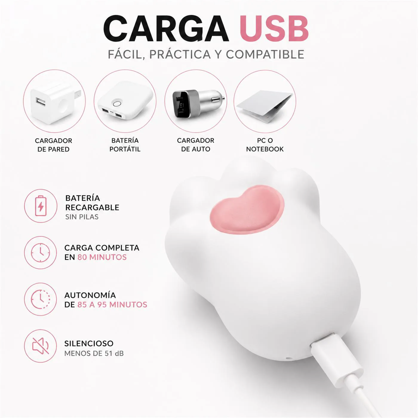 Succionador y Vibrador Mystic Cat - Imagen 3